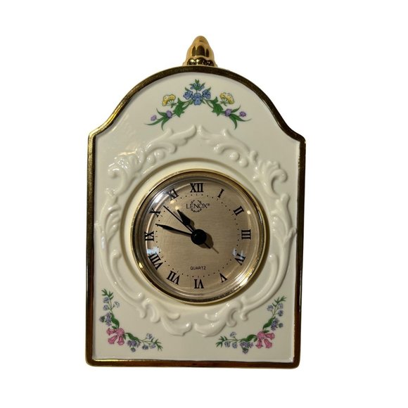 Lenox Wall Decor Lenox Spice Garden Fine Porcelain Clock With